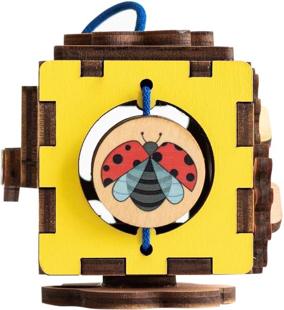 Фото - Бізіборд-куб GoodPlay "Бджілка"  5х5х5 (К114)