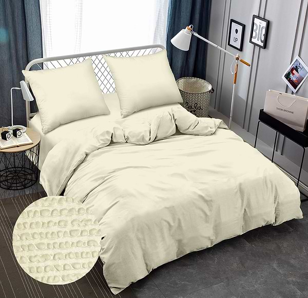 Фото - Комплект постельного белья Zastelli 11-0106 Sweet Corn 145х210 Айвори (22012)