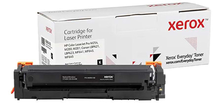 Картридж-тонер Xerox Everyday совместимый аналог  HP CF540X (203X), Canon 054H black (006R04180)