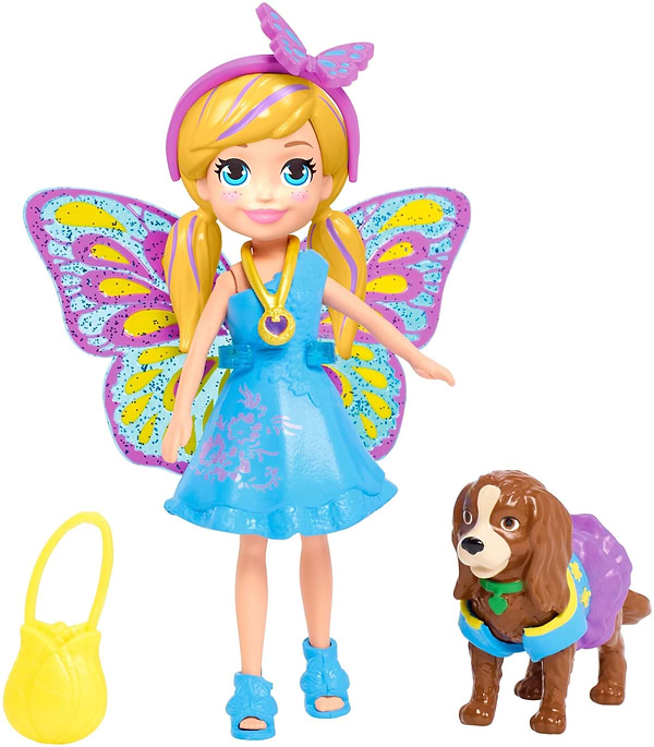 Фото - Міні-лялька набір Polly Pocket Маленька модниця з улюбленцем (GDM15)