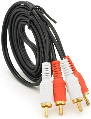 Кабель RCA Voltronic 2RCA- 2хRCA 1.5 Black (YT-2хRCA(M)/2хRCA(M)-1.5)