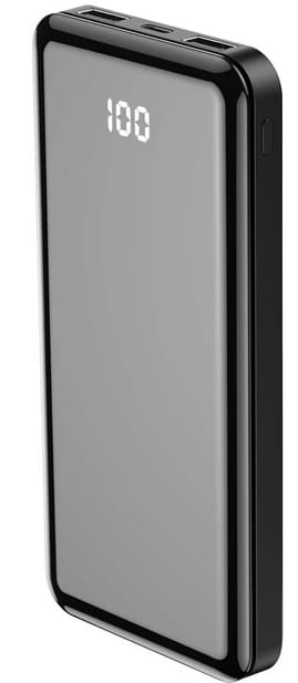 Фото - Батарея мобільна Forever TB-411 ALLin1 10000 mAh with cables USB-C + Lightning + microUSB Black (GSM103789)