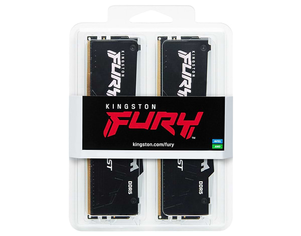 Фото - Память DDR Kingston 16GB DDR5 CL30 DIMM FURY Beast RGB XMP (KF560C30BBAK2-16)