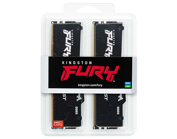 Фото - Память DDR Kingston 16GB DDR5 CL30 DIMM FURY Beast RGB EXPO (KF560C30BBEAK2-16)