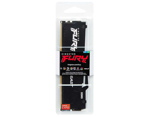 Фото - Память DDR Kingston 16GB DDR5 CL30 DIMM FURY Beast RGB EXPO (KF560C30BBEA-16)