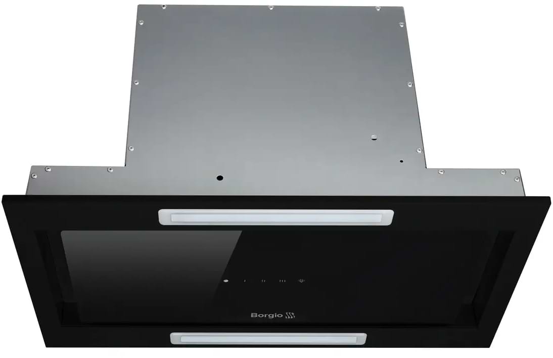 Вытяжка встраиваемая Borgio BTC-BOX full glass 52 Black SU - Фото 1