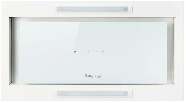 Фото - Витяжка вбудована Borgio BTC-BOX full glass 52 White SU