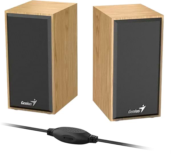 Фото - Комп'ютерна акустика звичайна 2.0 Genius Pine Wood USB SP-HF180 (31730029404)