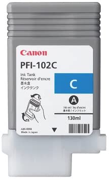 Картридж для струйных МФУ и принтеров Canon PFI-102C Cyan iPF500/600/700 (0896B001) - Фото 1