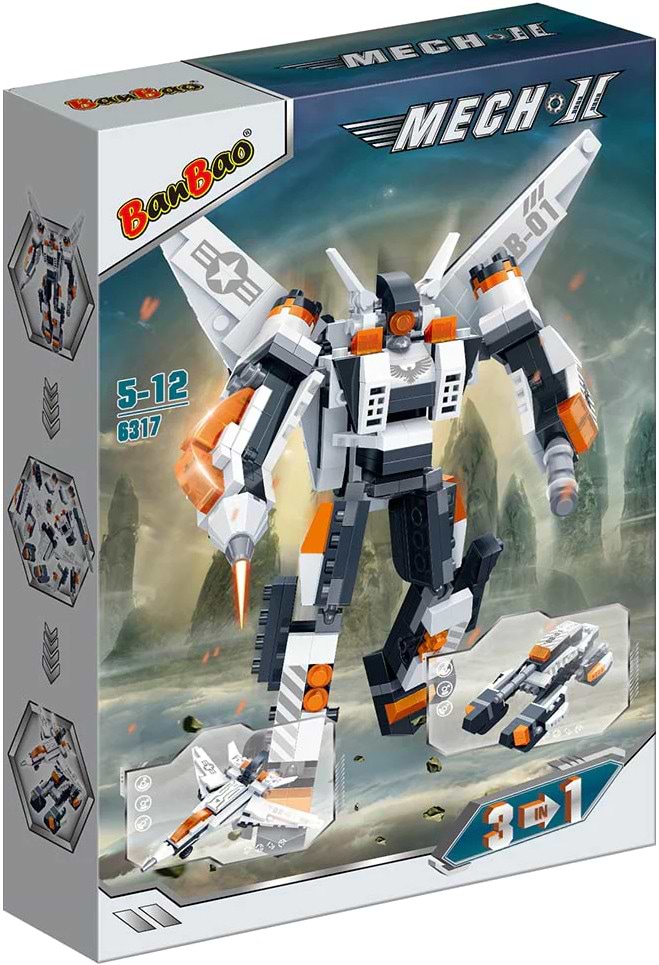 Пластиковий конструктор Banbao "Mech 2" Хамер (296 елм.)  (6317)