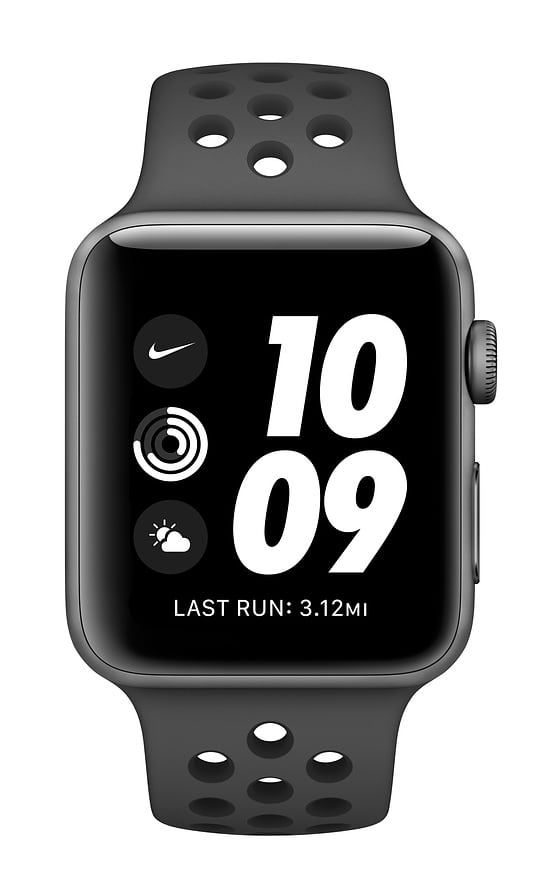 Фото - Смарт-часы Apple Watch Nike+ Series 3 42mm Space Grey Aluminium Case with Anthracite/Black Nike Sport Band