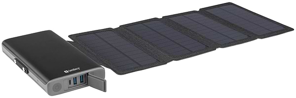 Фото - Батарея мобильная Sandberg 4-Panel 8W PD 25000 mAh, 2xUSB Type-C OUT (420-56)