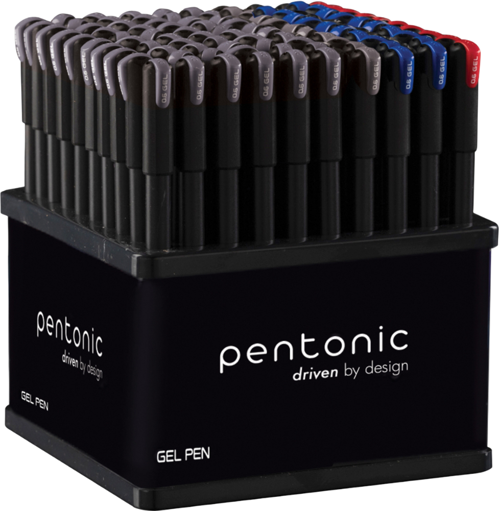 Набір ручок Linc Pentonic стенд 100 шт. мікс кольорів 0,6 мм (8904106873518)