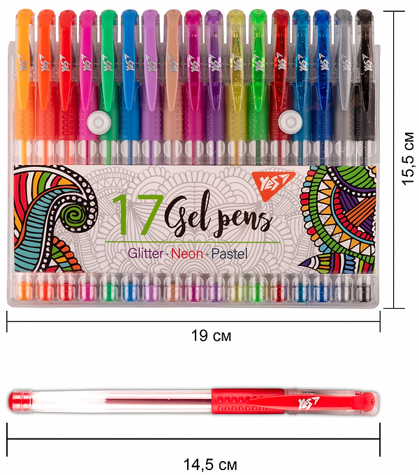 Фото - Набор ручек YES 17 шт. (420434)