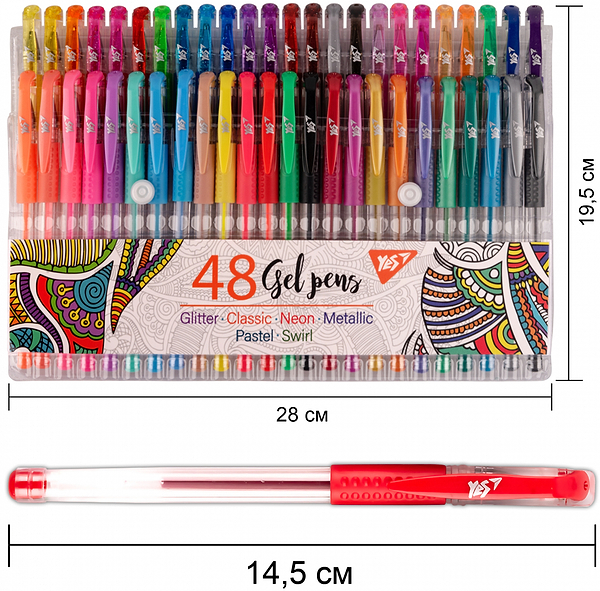 Фото - Набор ручек YES 48 шт. (420436)
