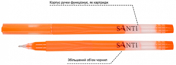 Фото - Набір ручок Santi Neon 9 шт. (420472)