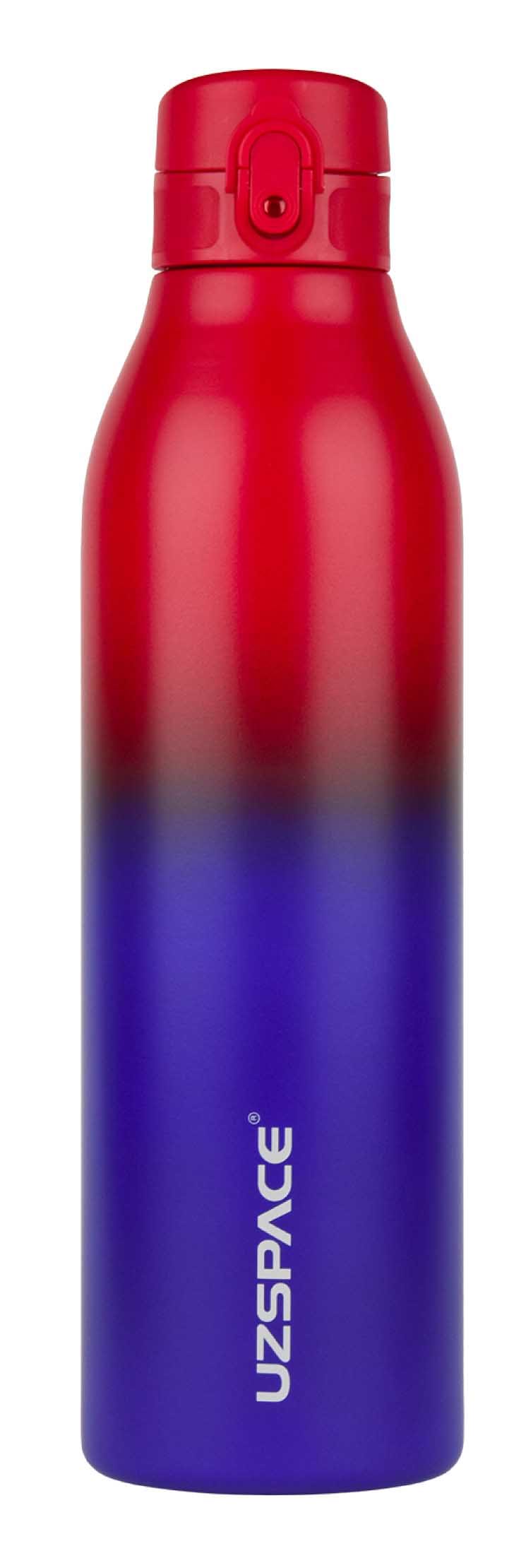 Термокружка UZspace 4204 Iron Gradient 1000 мл Красная с синим