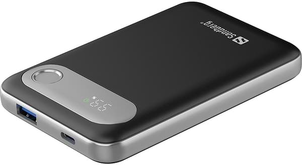 Фото - Батарея мобильная Sandberg Travel 10000mAh 20W 4,5A  PD,QC3.0,USB-A,USB-C, LED Gray (421-16)