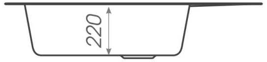 Фото - Мийка кухонна VALESO 6250 SOUL матова Чорний металік