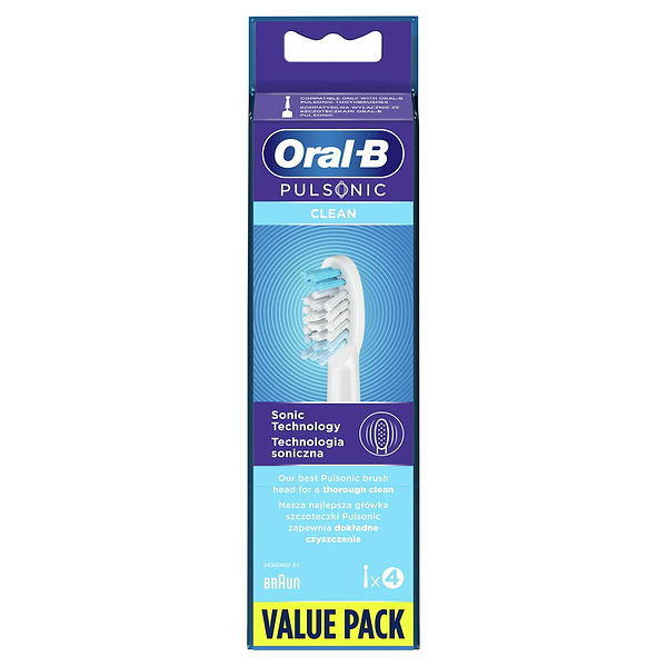 Фото - Насадка для зубної щітки Oral-B Braun Pulsonic Clean, 4 шт