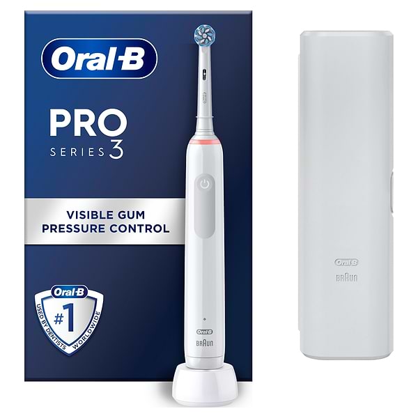 Фото - Зубна щітка електрична Oral-B Braun Pro Series 3 3500 D505.513.3X Біла + Футляр