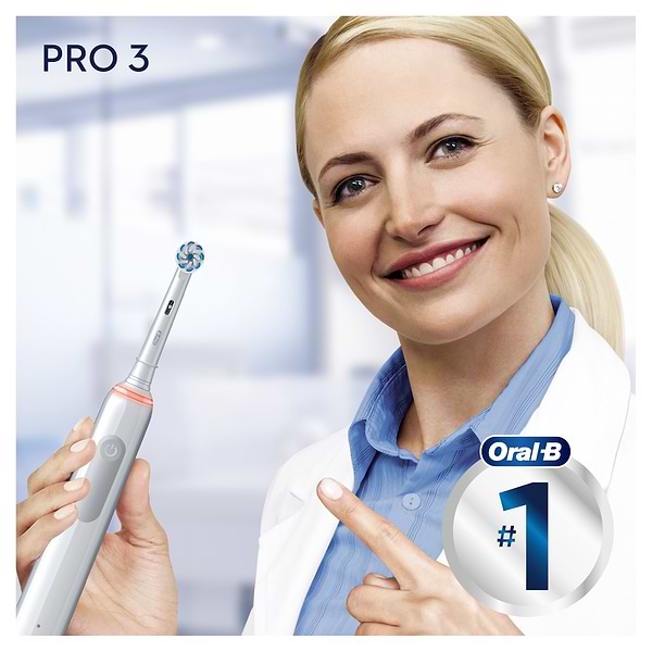 Фото - Зубна щітка електрична Oral-B Braun Pro Series 3 3500 D505.513.3X Біла + Футляр