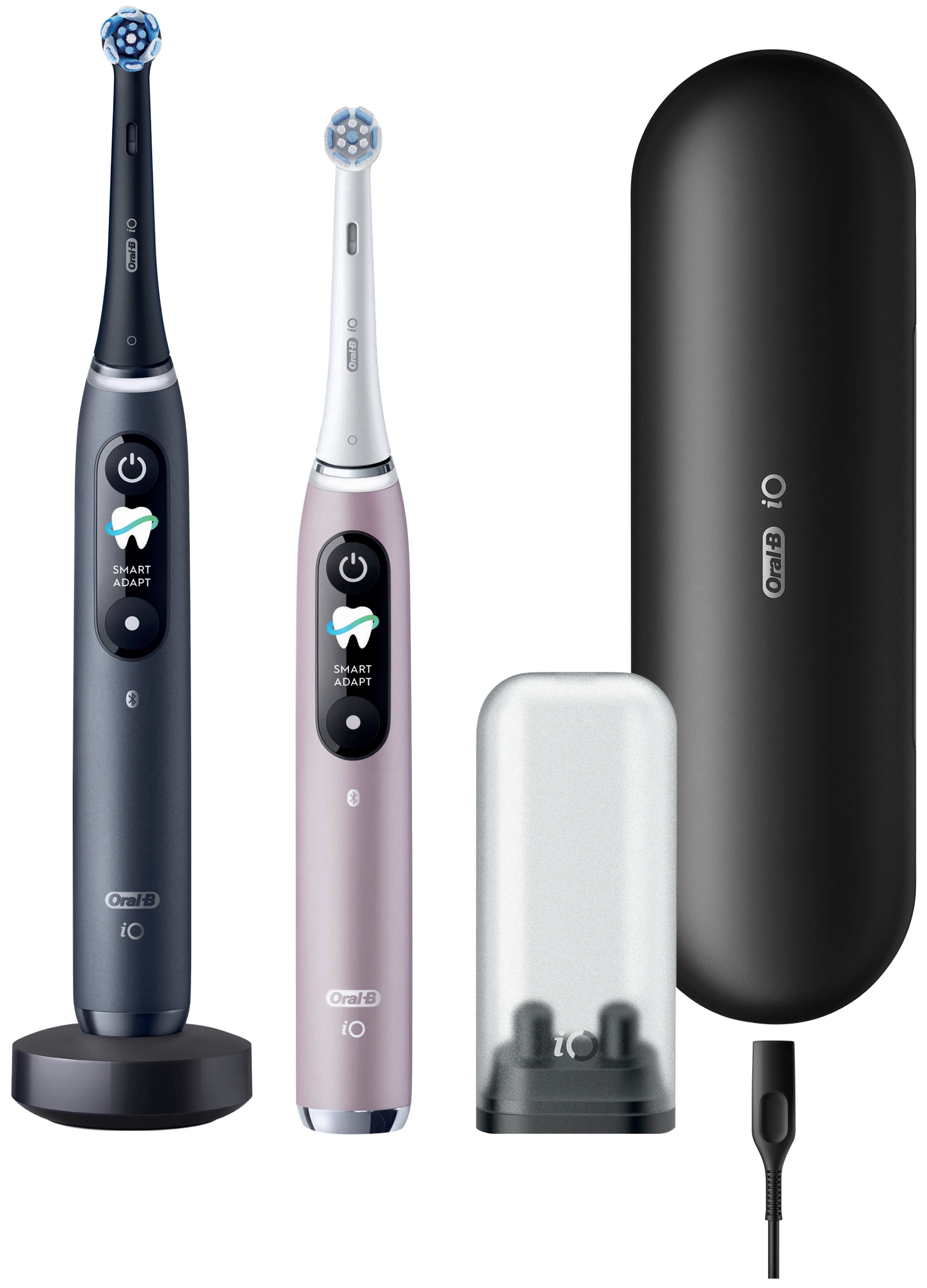 Зубная щетка электрическая Oral-B Braun iO Series 9 Duo iOM9d.2J2.2AD типа 3758 + дополнительная ручка Black