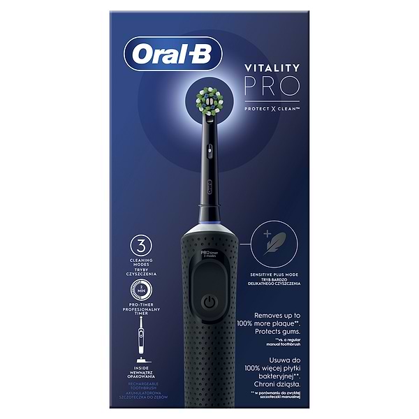 Фото - Зубная щетка электрическая Oral-B Braun Vitality D103.413.3 Protect x clean типу 3708 Black