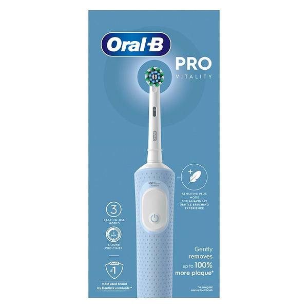 Фото - Зубная щетка электрическая Oral-B Braun Vitality Pro D103.413.3 Protect X Clean голубая