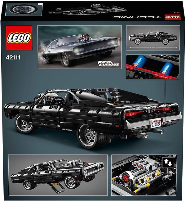 Фото - Конструктор LEGO Technic Dodge Charger Домініка Торетто (42111)
