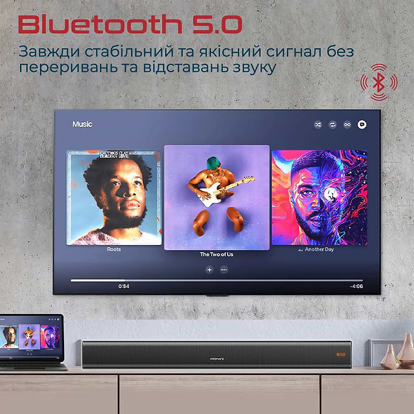 Фото - Уценка - Саундбар Promate Streambar-60.Black