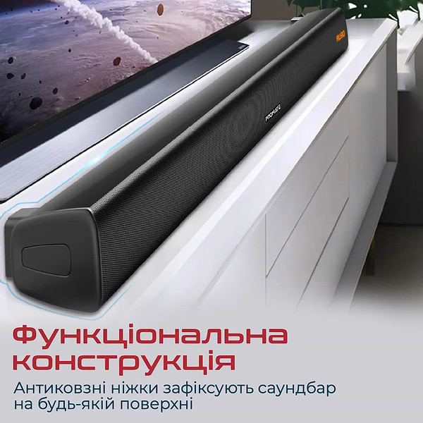 Фото - Уценка - Саундбар Promate Streambar-60.Black