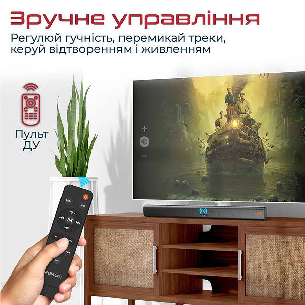 Фото - Уценка - Саундбар Promate Streambar-60.Black