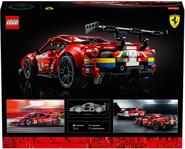 Фото - Конструктор LEGO Technic Ferrari 488 GTE AF Corse №51 (42125)