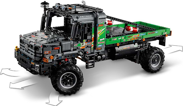 Фото - Конструктор LEGO Technic Повнопривідний вантажівка-позашляховик Mercedes-Benz Zetros (42129)