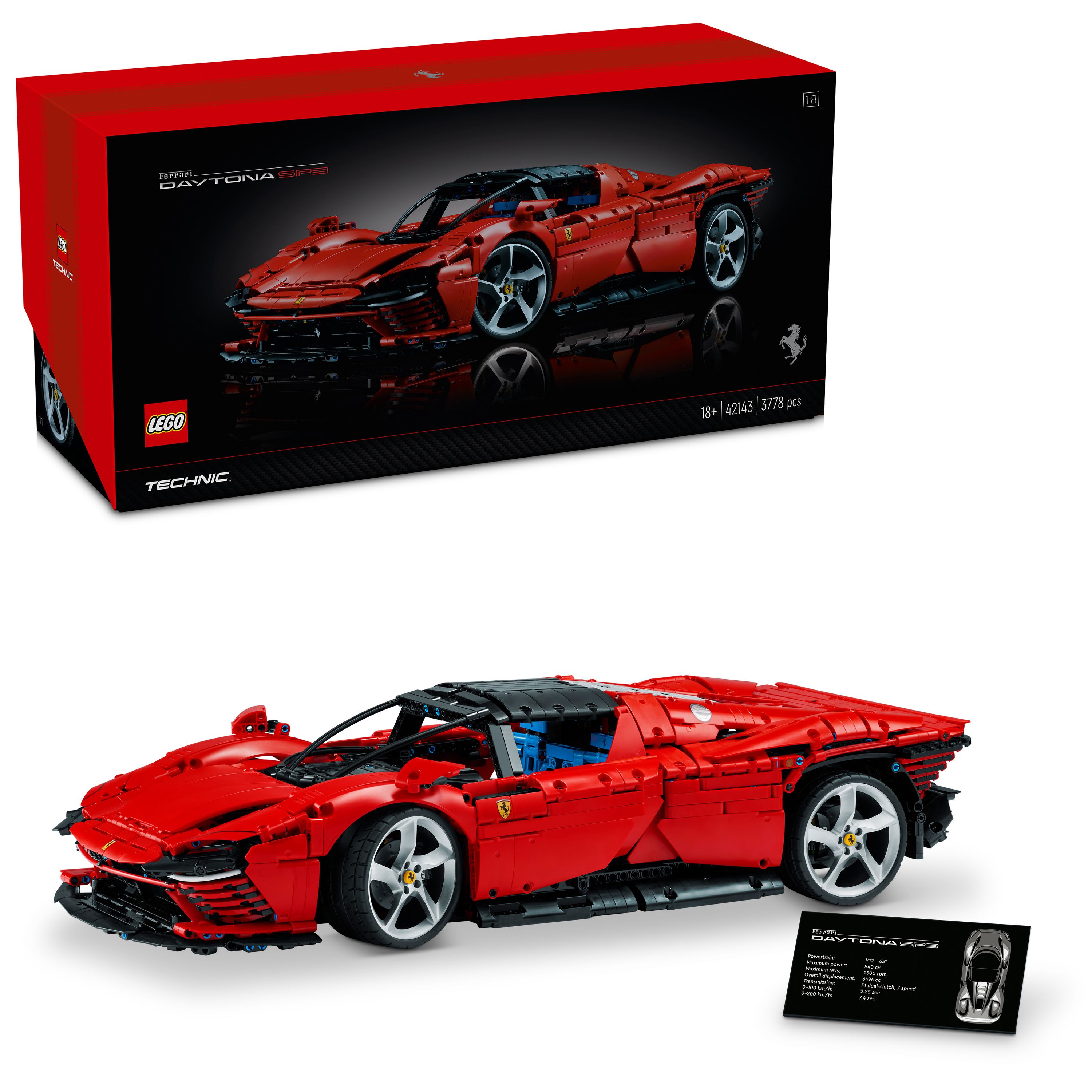Конструктор LEGO Technic Ferrari Daytona SP3 (42143 - Фото 1