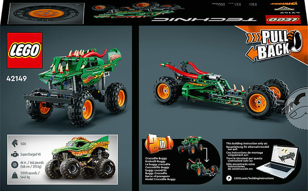Фото - Конструктор LEGO Technic Monster Jam™ Dragon™ (42149)