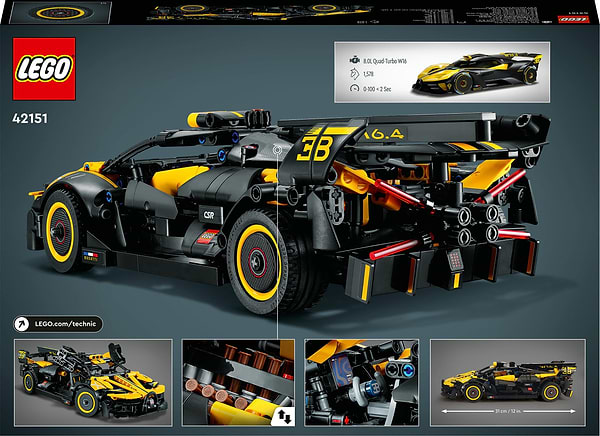 Фото - Конструктор LEGO Technic Bugatti Bolide (42151)
