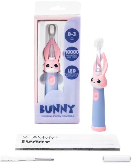 Фото - Зубная щетка электрическая Vitammy Bunny Light Pink