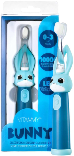Фото - Зубная щетка электрическая Vitammy Bunny Blue Фото - Зубная щетка электрическая Vitammy Bunny Blue
