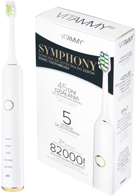 Фото - Зубная щетка электрическая Vitammy Symphony White Gold