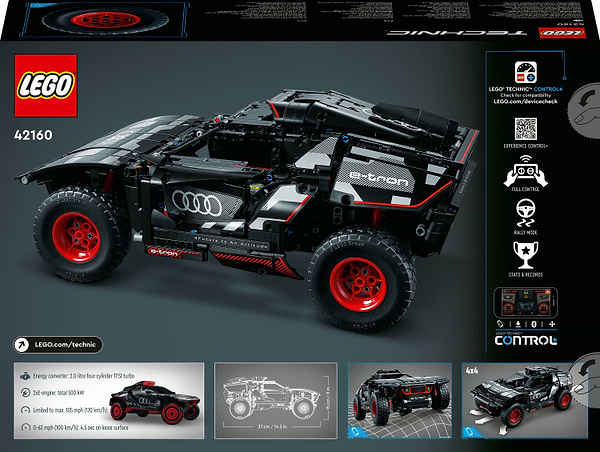 Фото - Конструктор LEGO Technic Audi RS Q e-tron (42160)