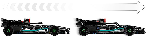 Фото - Конструктор LEGO TECHNIC Mercedes-AMG F1 W14 E Performance Pull-Back (42165)