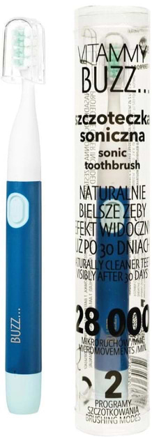 Фото - Зубна щітка електрична Vitammy Buzz Mint-Blue Фото - Зубна щітка електрична Vitammy Buzz Mint-Blue