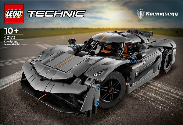 Фото - Конструктор LEGO Technic Koenigsegg Jesko Absolut — серый гиперкар (42173)