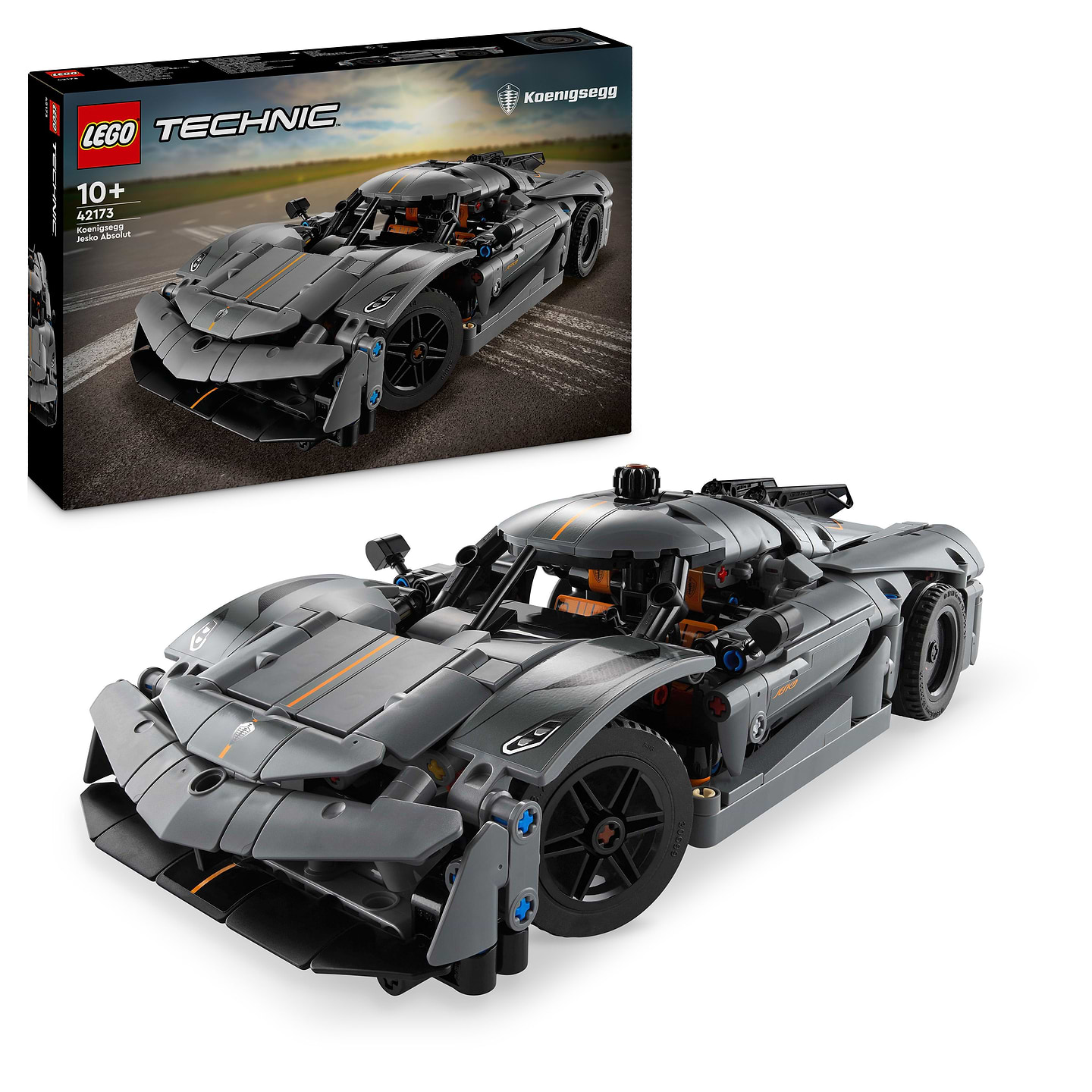 Конструктор LEGO Technic Koenigsegg Jesko Absolut — сірий гіперкар (42173) - Фото 1