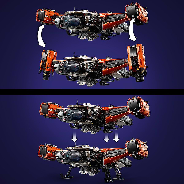 Фото - Конструктор LEGO TECHNIC Грузовой космический корабль VTOL LT81 (42181)