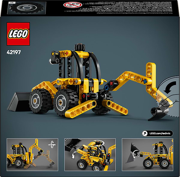 Фото - Конструктор LEGO Technic Екскаватор-навантажувач (42197)