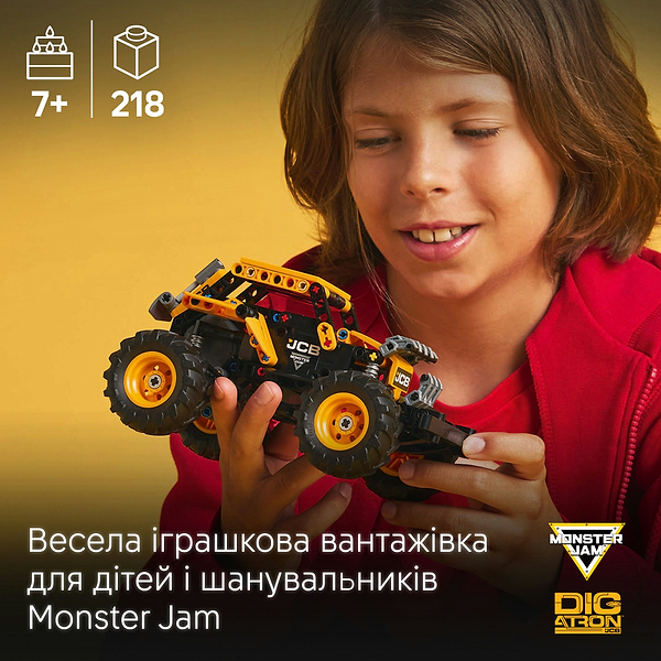 Фото - Конструктор LEGO Technic Monster Jam™ DIGatron™ з інерційним двигуном (42199)