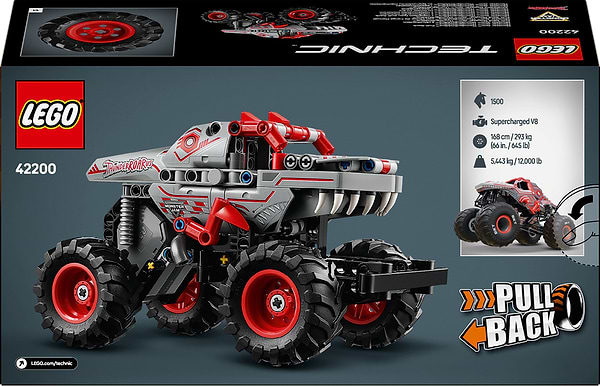Фото - Конструктор LEGO Technic Monster Jam™ ThunderROARus™ с инерционным двигателем (42200)